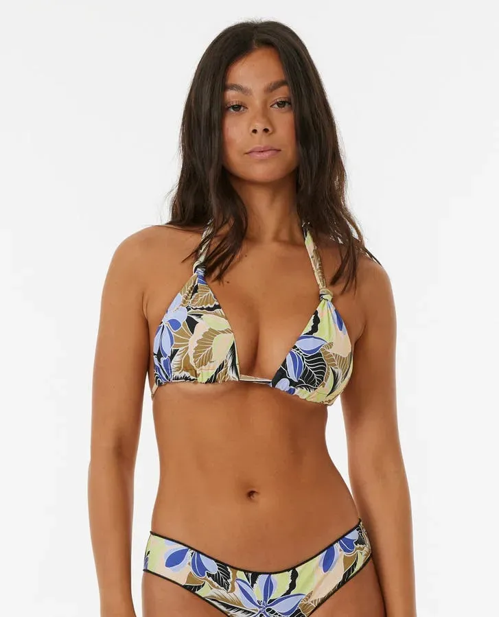 Anti Chlorine Material Sunny Swimwear Rip Curl Womens Bikini Top Riptide Sliding Triangle