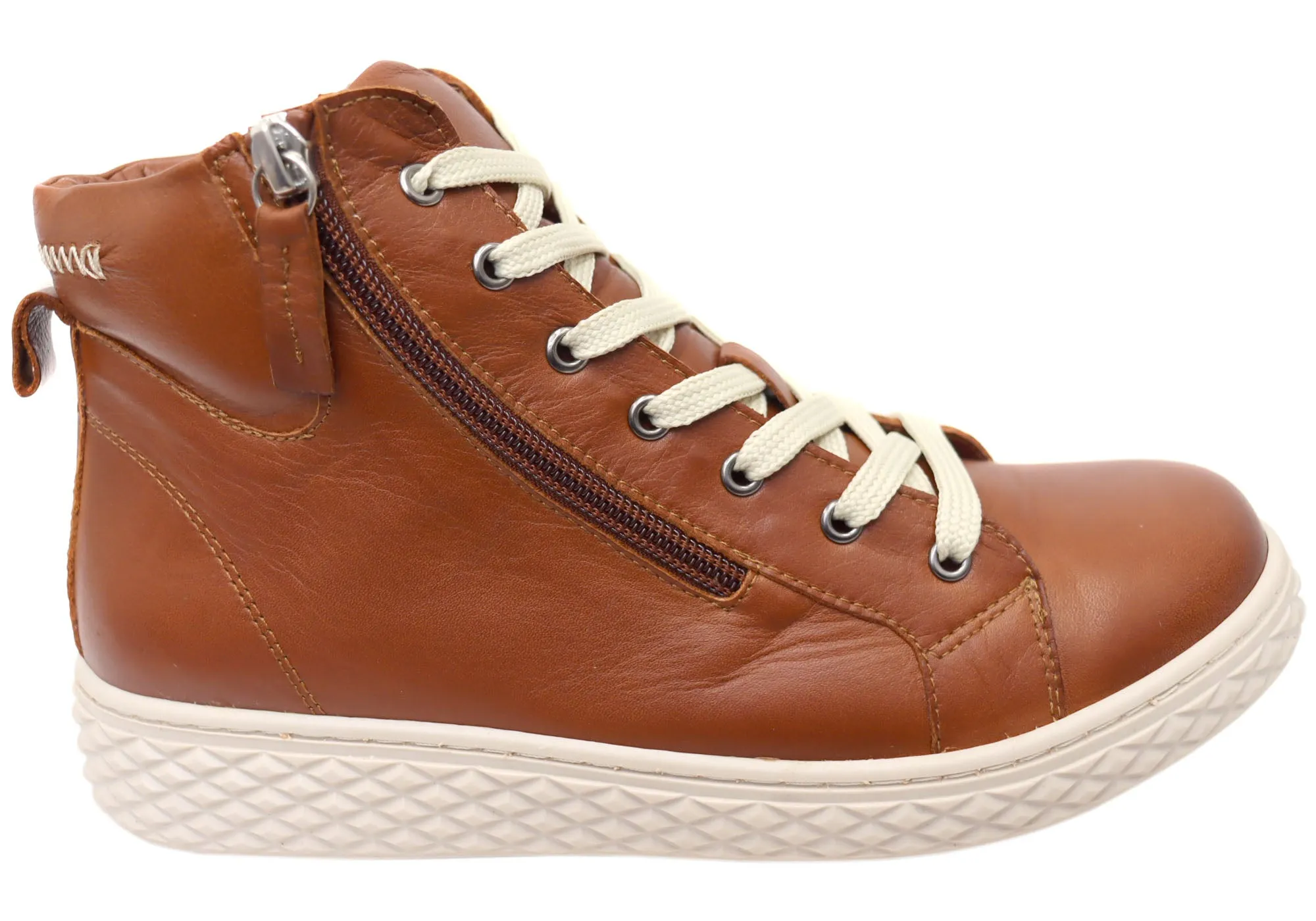 Cabello Comfort Una Womens Comfortable Leather European Ankle Boots All Day Wear