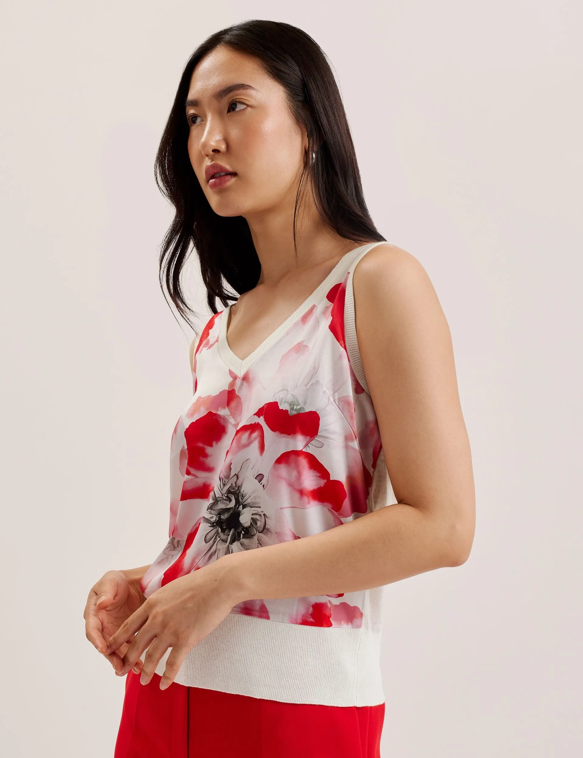 DoubleLayered Edging HEIDIII | IVORY