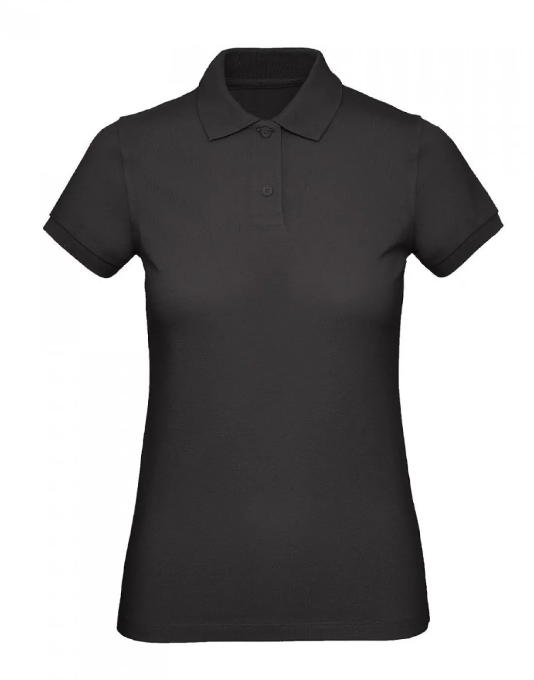 Ladies Inspire Organic Polo | BLACK Everyday Top Quick Dry Wear