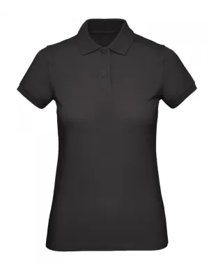 Ladies Inspire Organic Polo | BLACK Everyday Top Quick Dry Wear