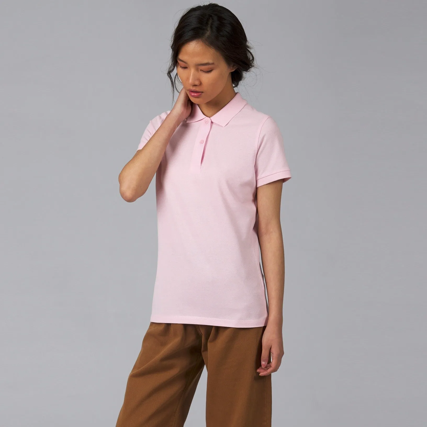 Ladies Inspire Organic Polo | BLACK Urban Fashion Look