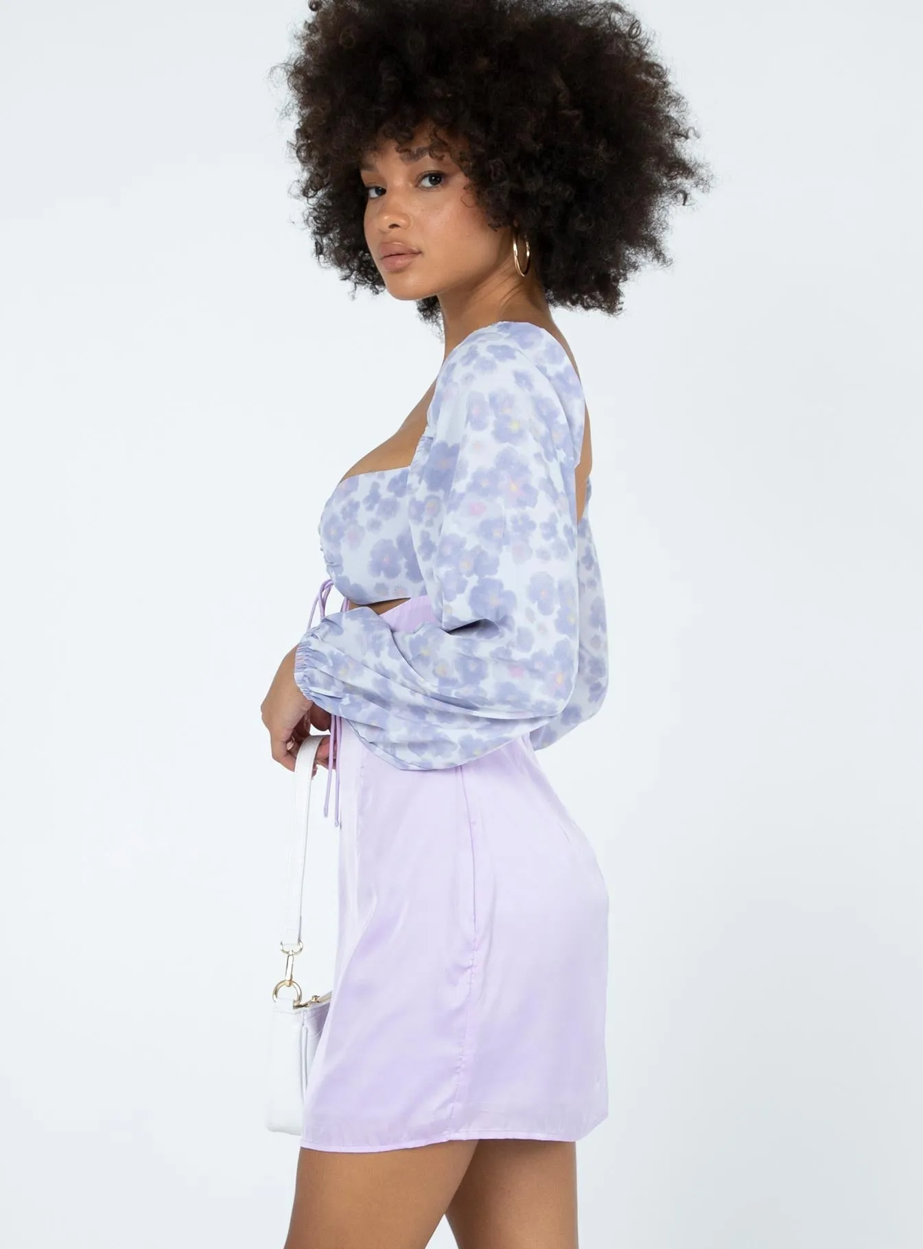 Light Appeal Delphine Mini Dress Purple Multi