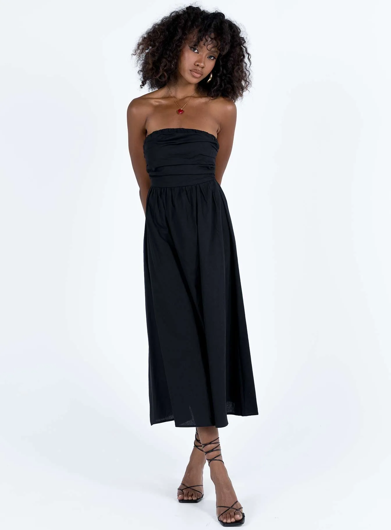 Noble Aura Barina Maxi Dress Black