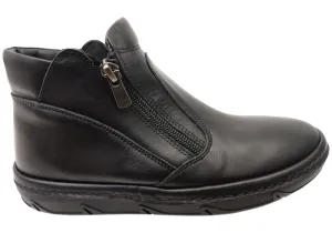 Training Functional Form Orizonte Maia Womens European Comfortable Leather Ankle Boots