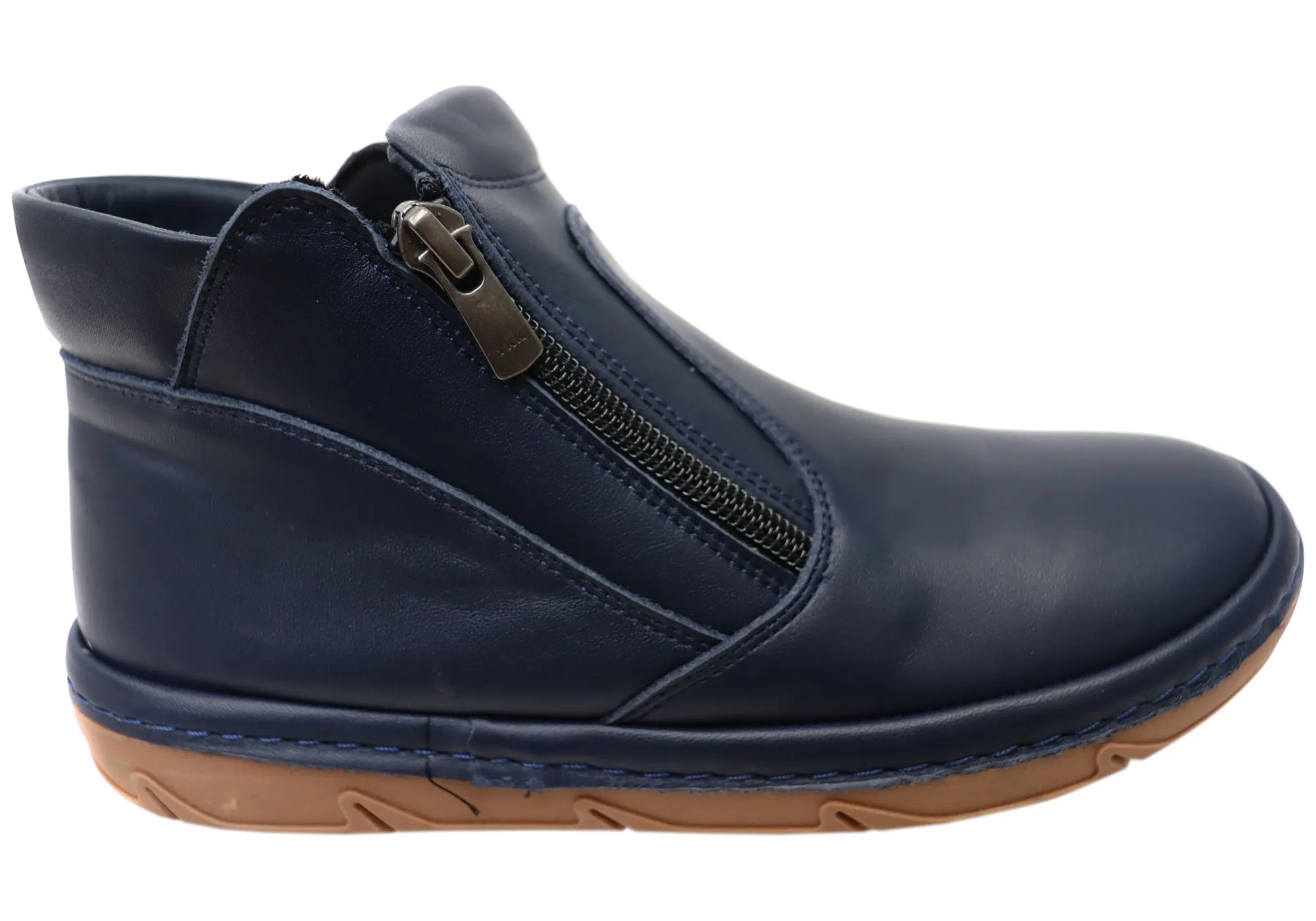 Breathable Mesh Panels Orizonte Maia Womens European Comfortable Leather Ankle Boots