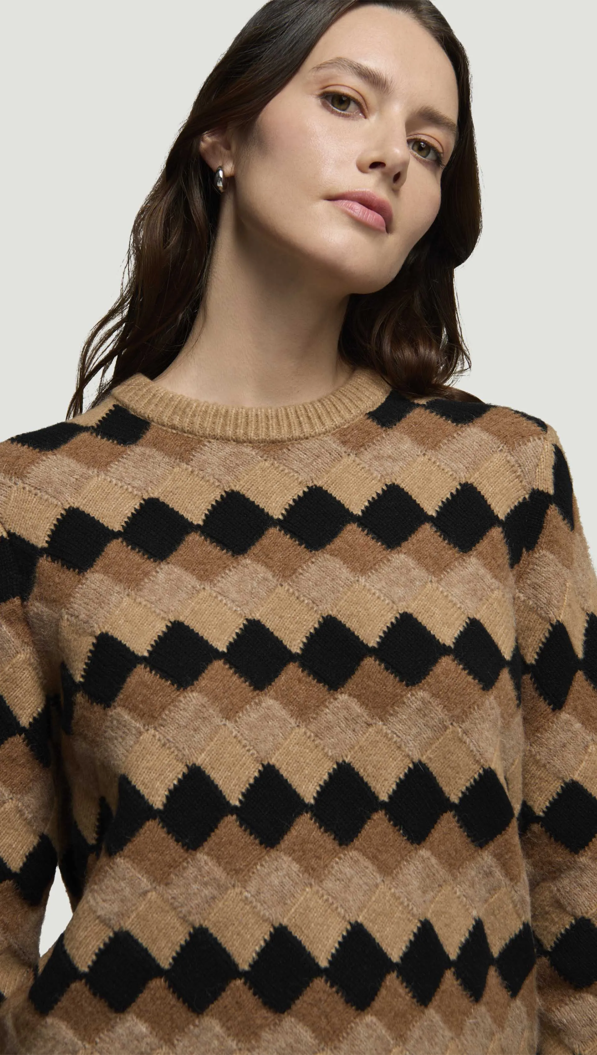 Shrunken Pullover in Luxe Yarn | Domino Tagless Label System