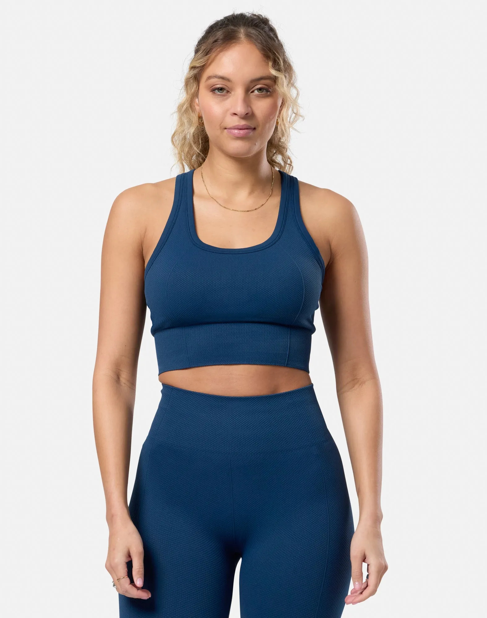 Lotus Lounge Bra in Petrol Blue Stylish Fashion