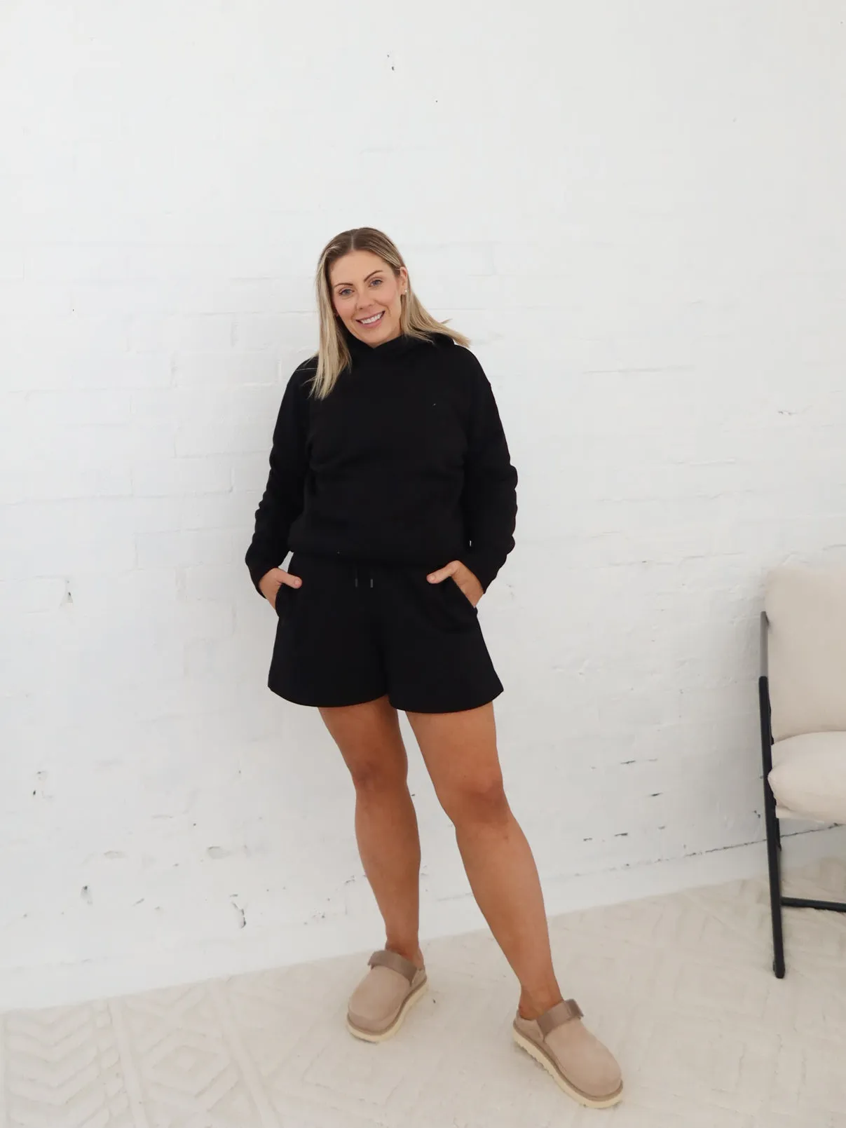 ideal for birthdays Frankie Hoodie - Black