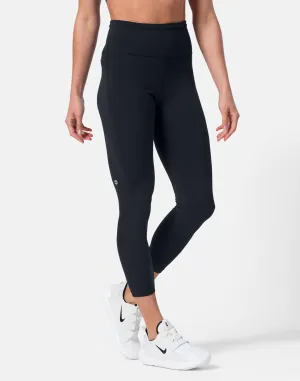 Stone Glow MoistureWickingTechnology Relentless 7/8 Legging in Black