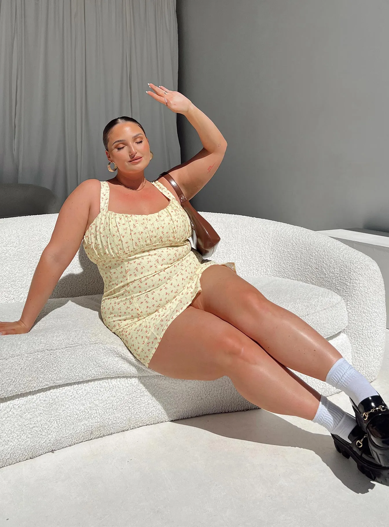 Freya Mini Dress Curve Flattering Shape Wear