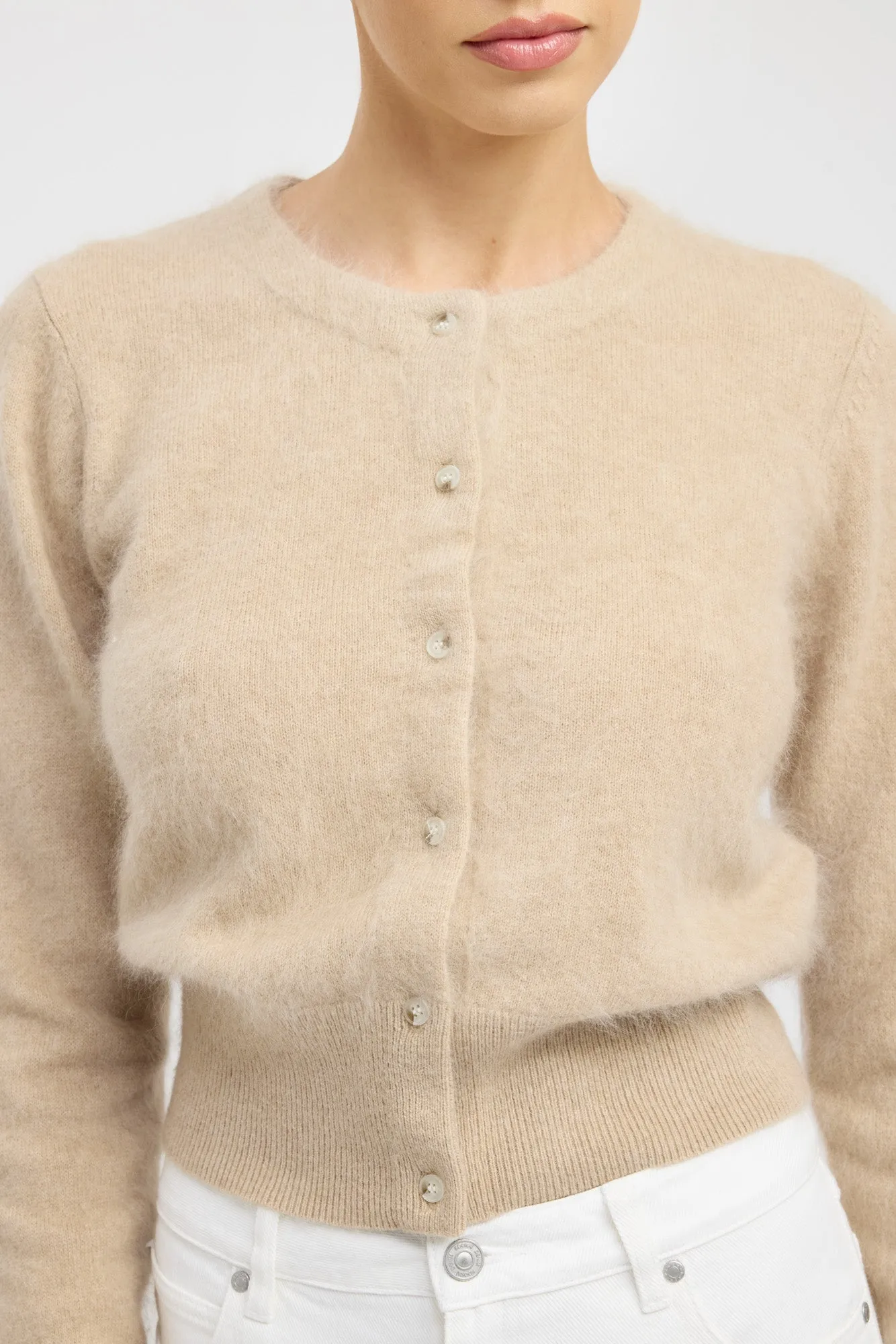 Sleek Texture Geneva Cardigan