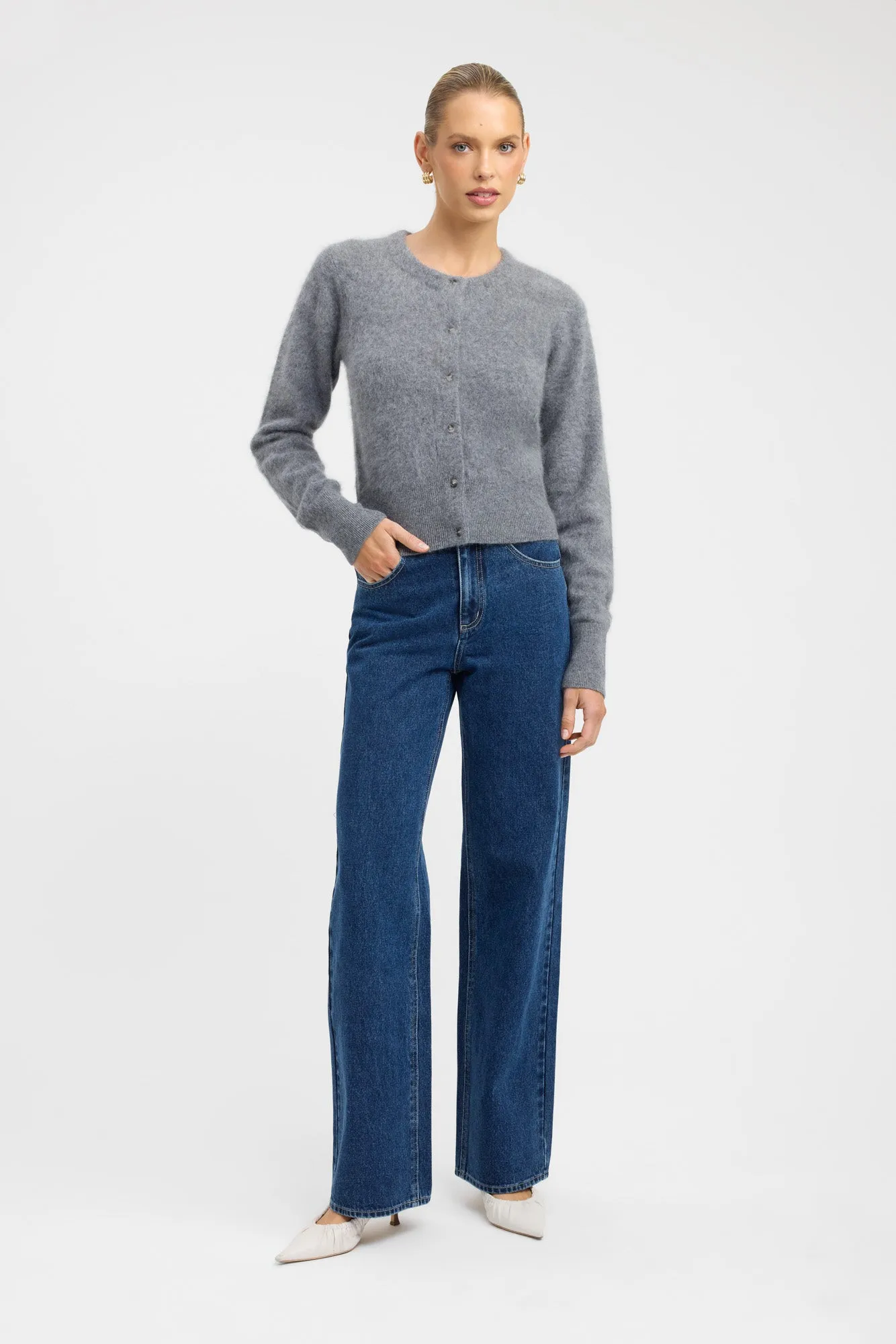 Geneva Cardigan Natural Fiber Composition