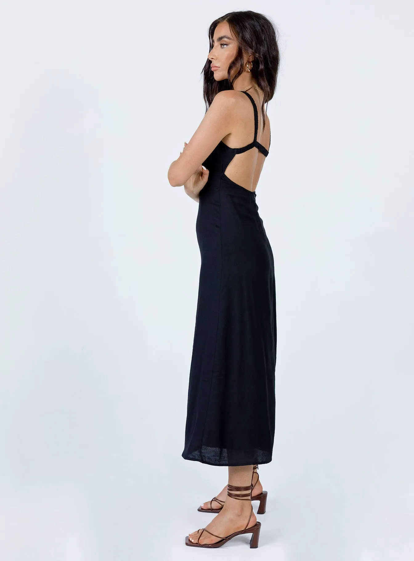 Georgia Midi Dress Black All weather
