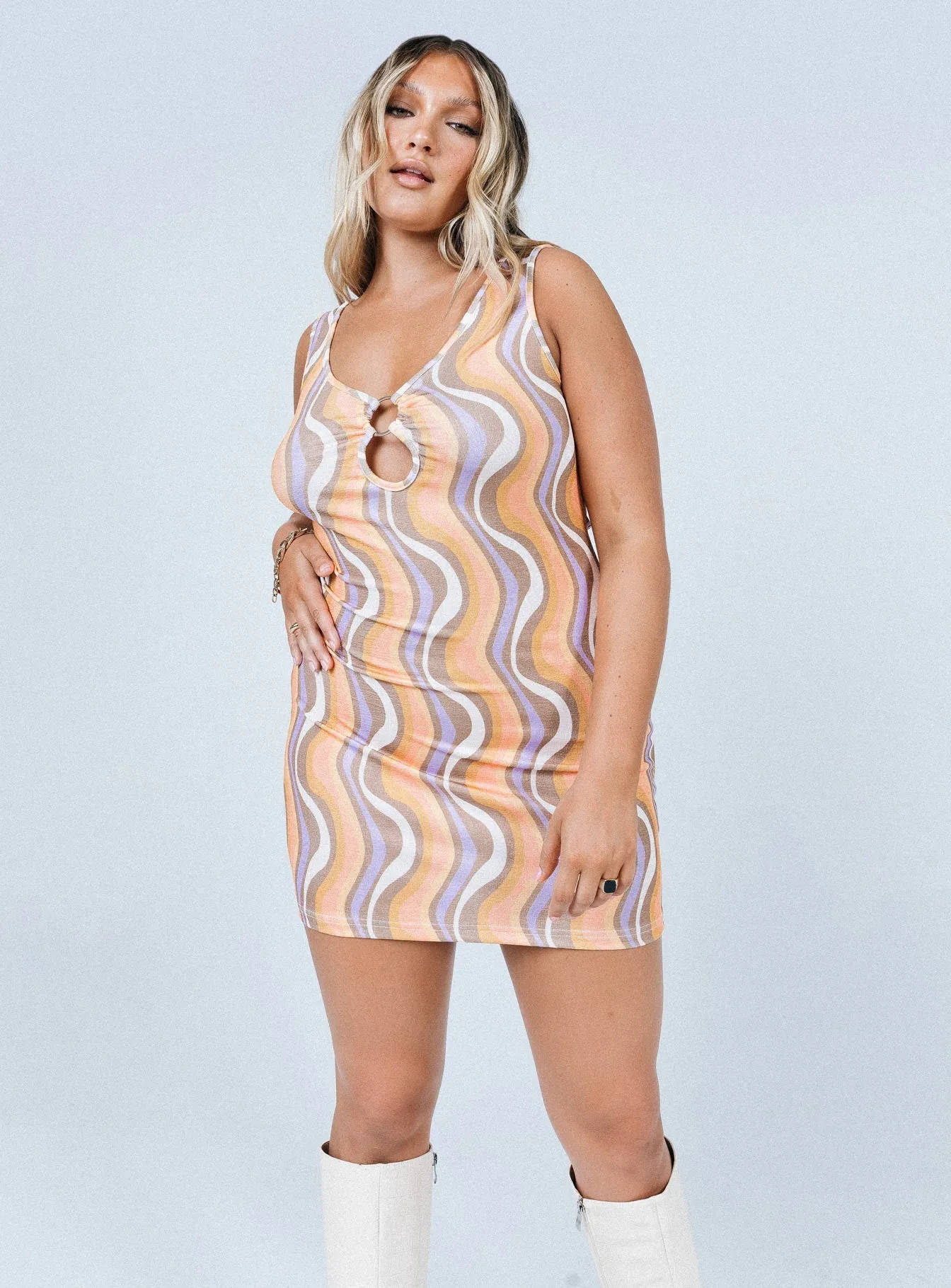 Georgie Mini Dress Multi All-day style Solid-color