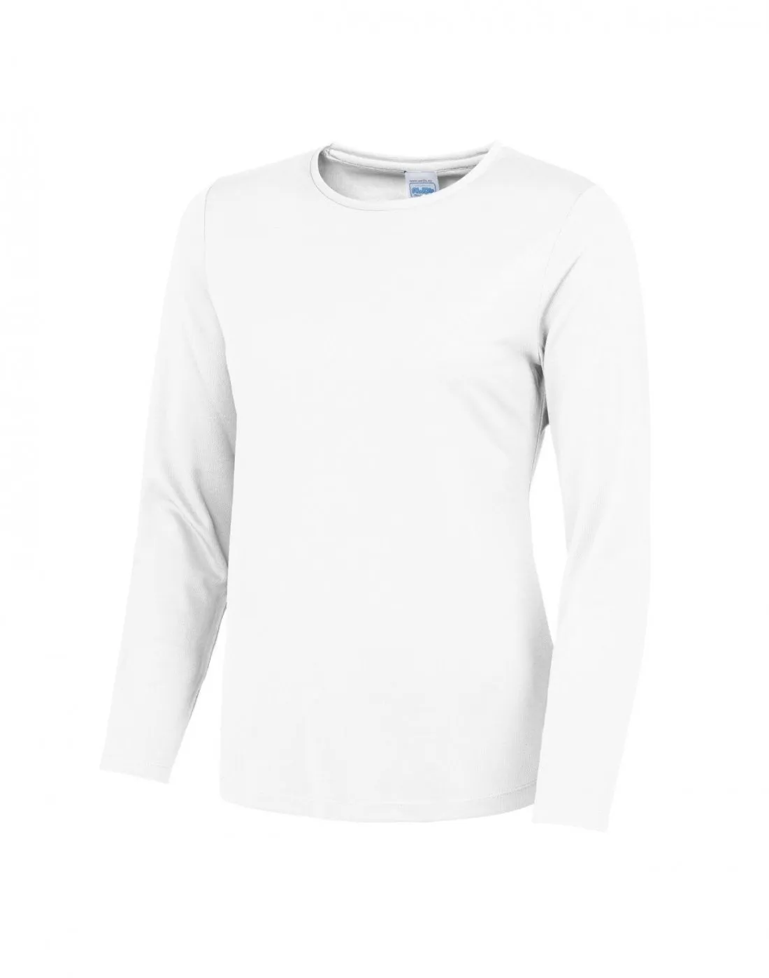 Girlie Long Sleeve Cool T | ARCTIC WHITE Moisture Control Fabric