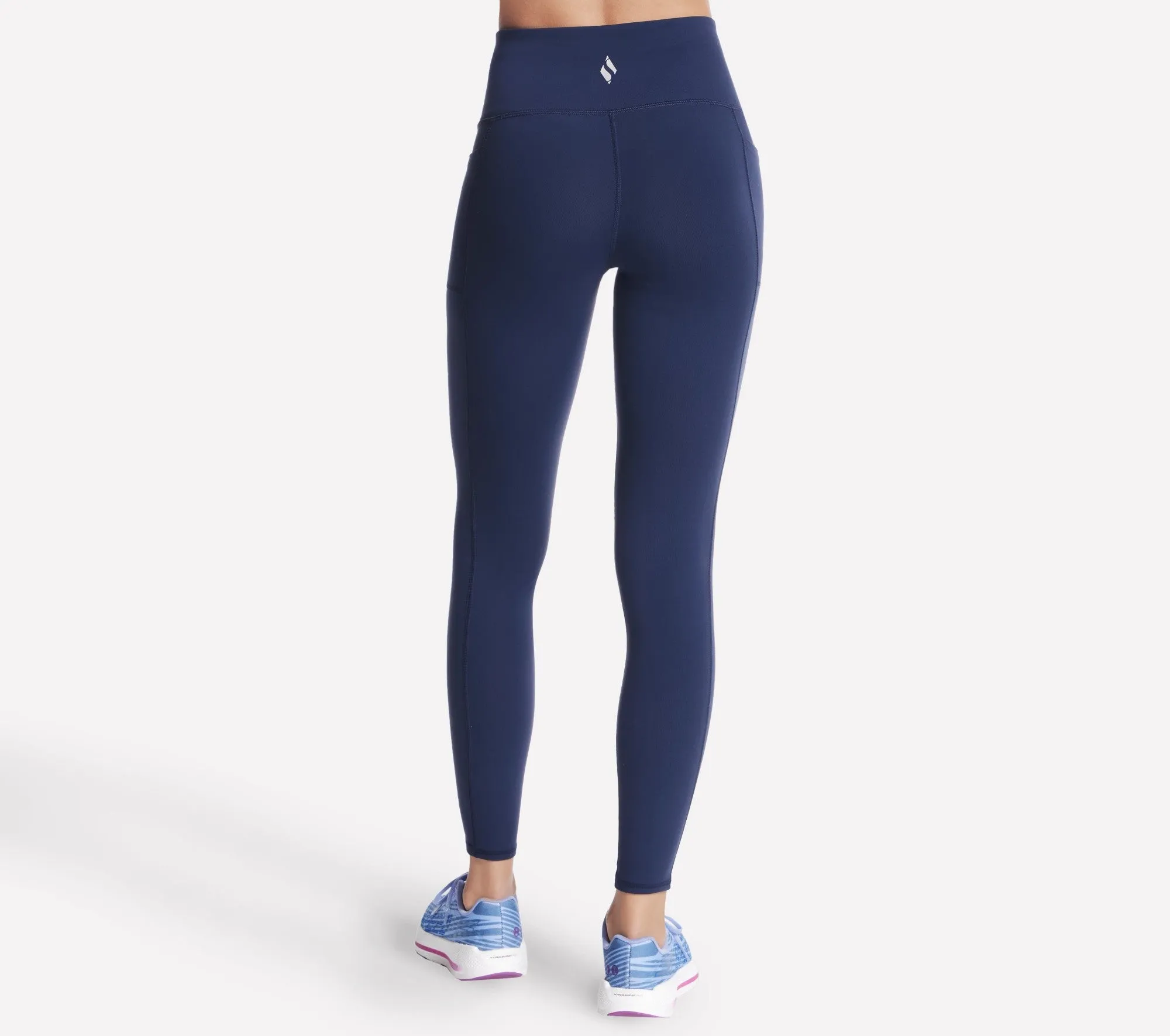 Casual Comfort Fit Body Fit GOFLEX high waist Leggings | Blue Iris | 0812B1