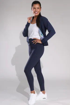 Soft and Stretchy GOFLEX high waist Leggings | Blue Iris | 0812B1
