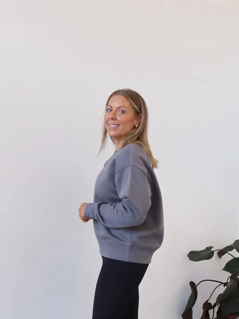 product eco friendliness level Gracie Relaxed Crew - Shadow