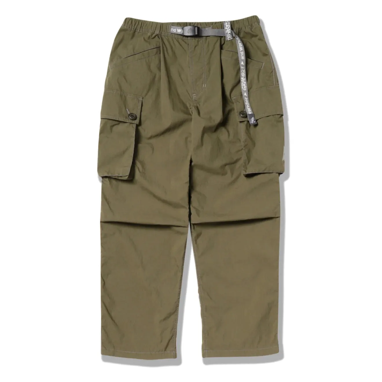 Full Comfort Universal Fit System Gramicci x And Wander Womens Military Wide Pant Khaki