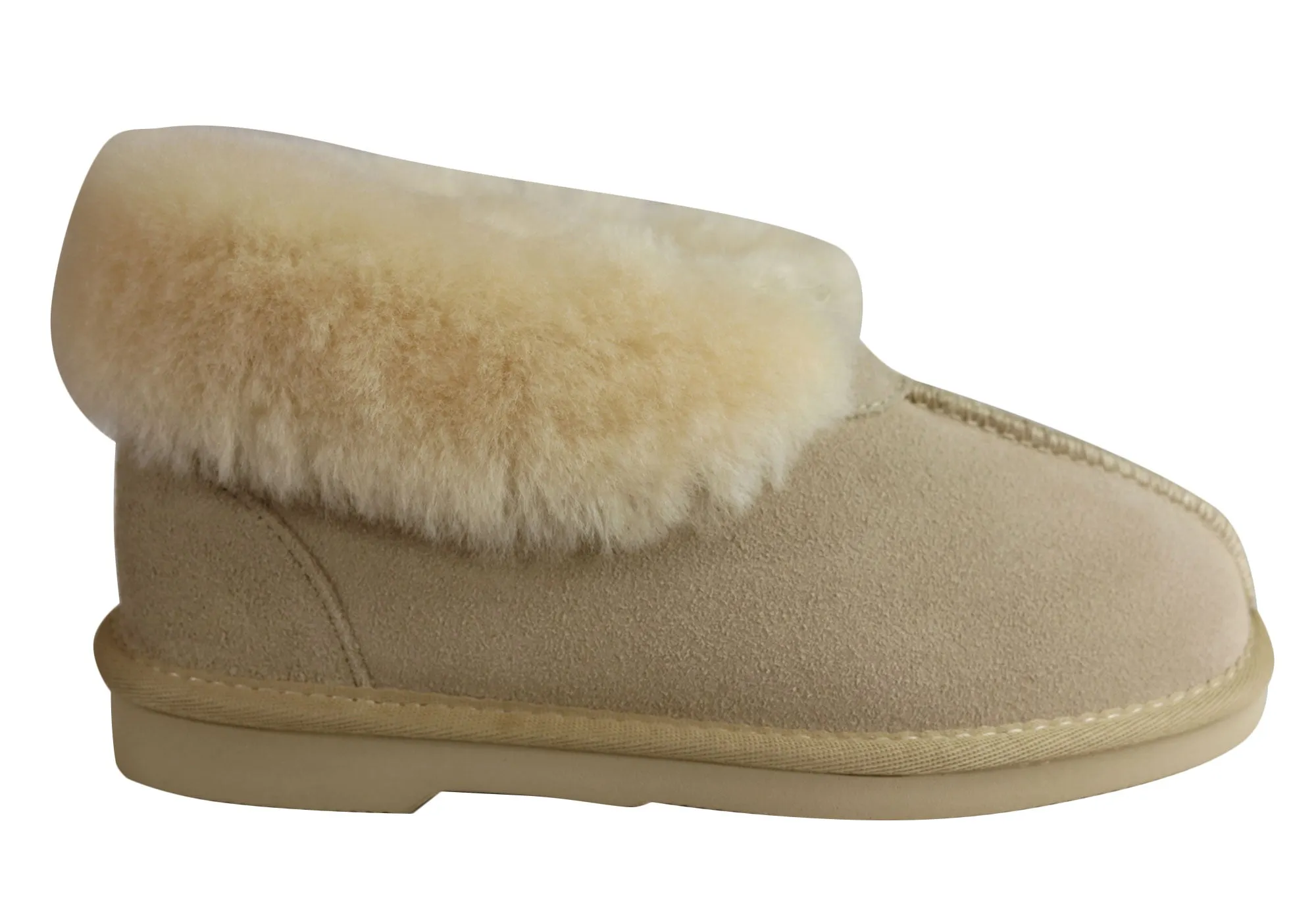 Grosby Princess Ugg Womens Warm Comfy Sheepskin Lining Slipper Boots Comfortable Straps Slip Resistant Outdoor Explorer