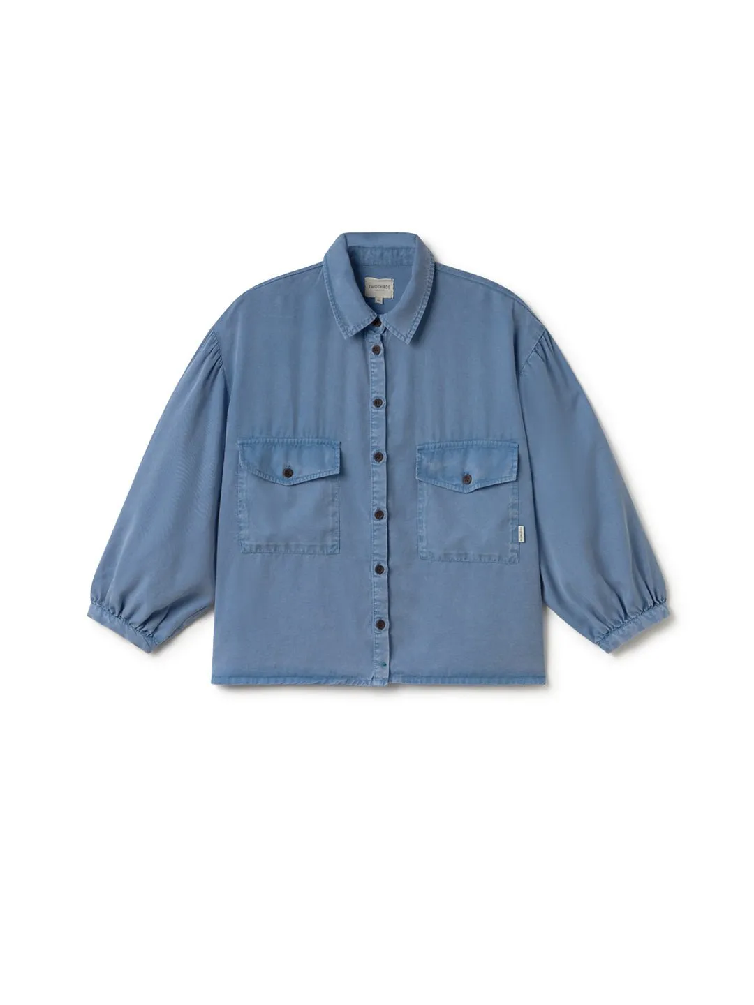 Lightweight Weave Durable Knit Structure Hamushin - Washed Blue