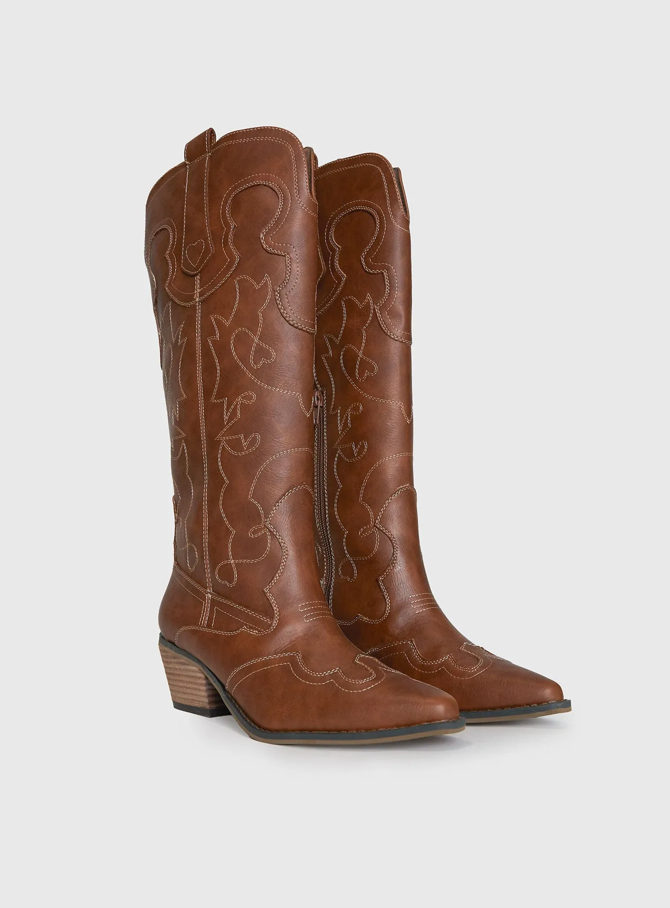 Therapy Malvin Cowboy Boots Tan Everyday Ride