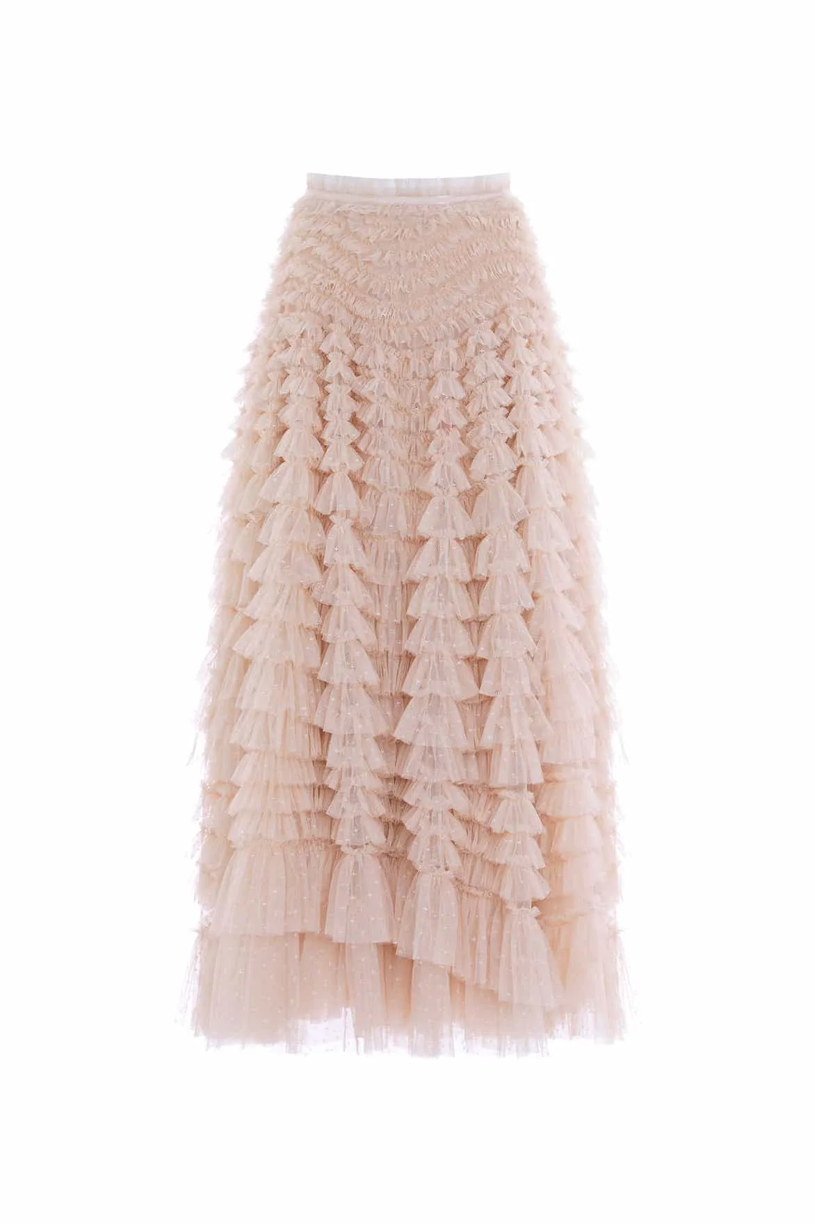 Plus size option Hattie Ruffle Ankle Skirt