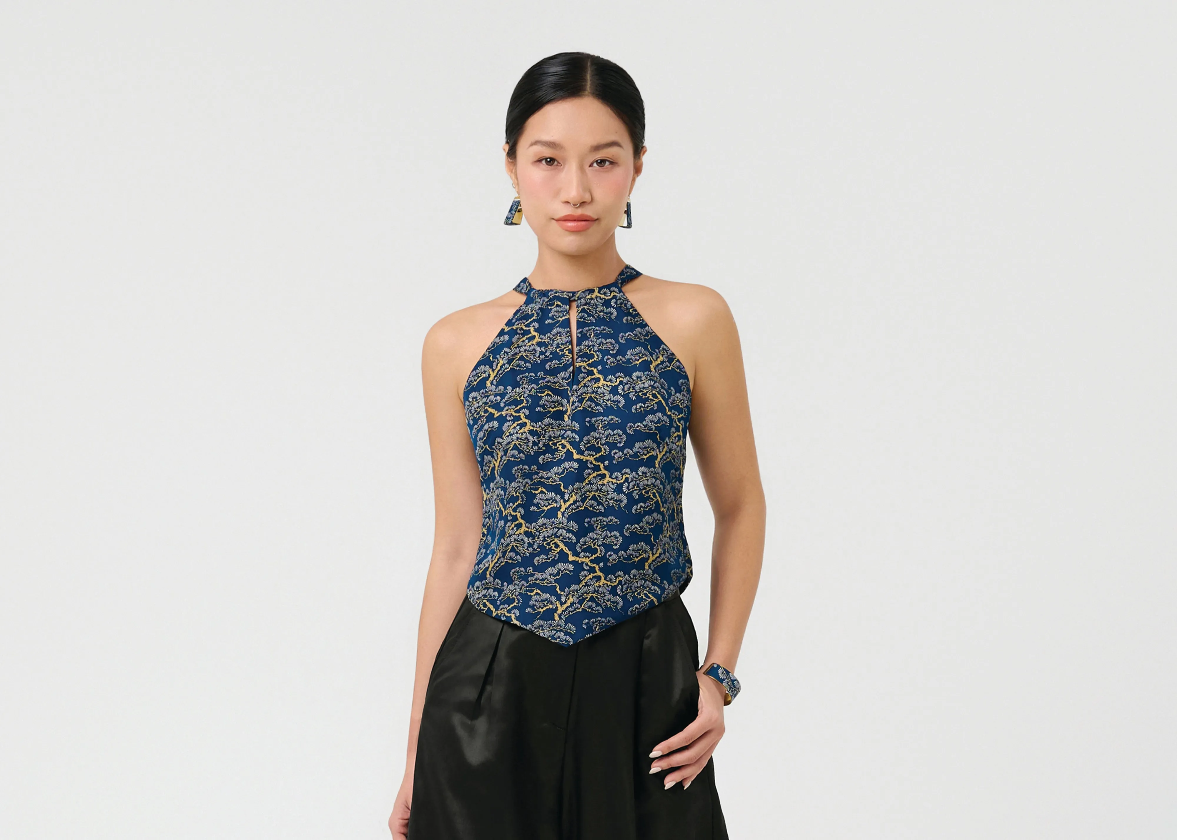 TAN AN - PEARLWOOD INDIGO HighElasticity Athletic Apparel