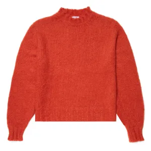 Outdoor Casual Look Sunspel Womens Mohair Silk Crew Neck Jumper Magma