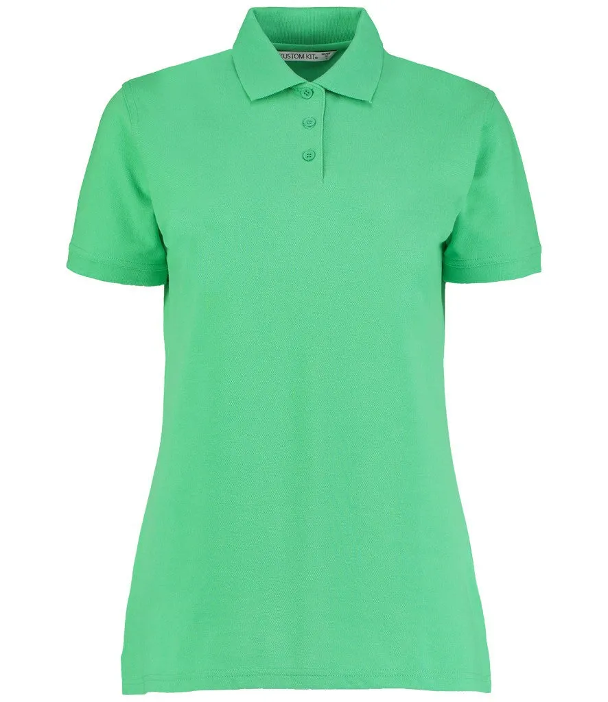 Cozy Essentials Spandex Enhanced Elasticity Ladies Klassic Polo Superwash | APPLE GREEN