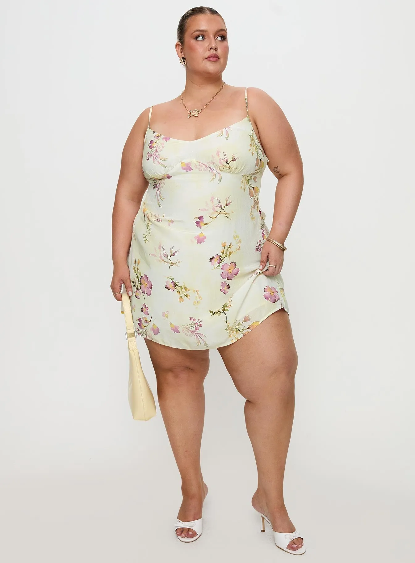 Jaye Mini Dress Floral Curve Smart and Sleek Light Touch