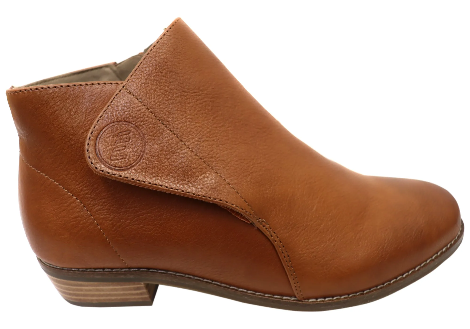 Homyped Empress Pixie Womens Comfort Supportive Leather Ankle Boots portable