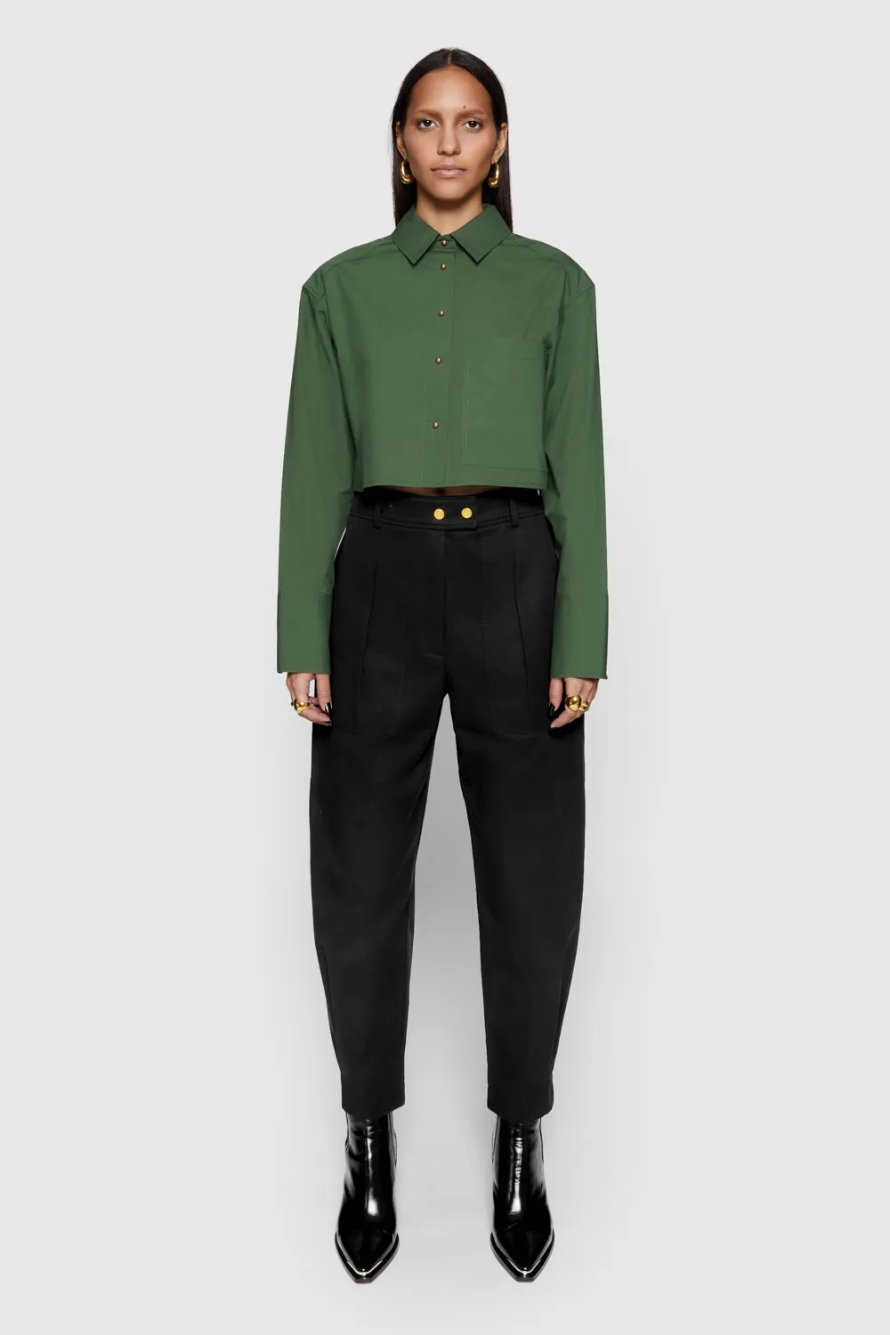 King Mode Houston Pleated Utility Pant