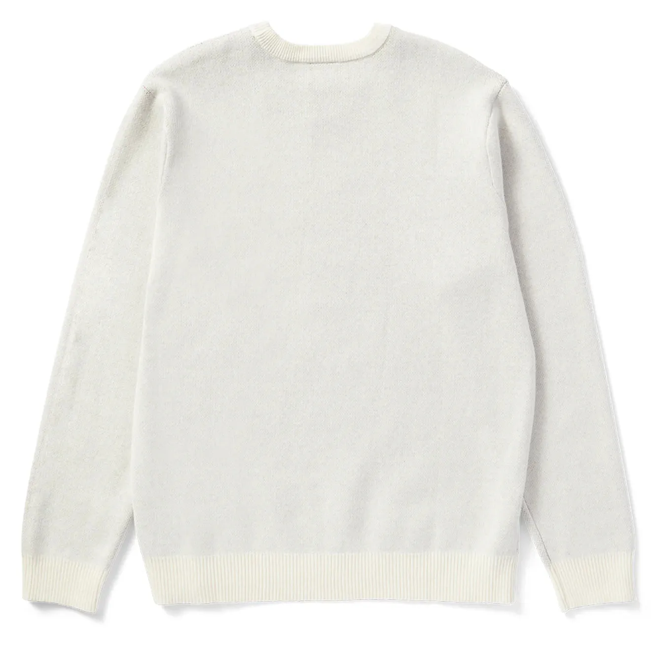 Fresh Look Reversible Seamless Design Huf Bad News Crewneck Sweater Bone