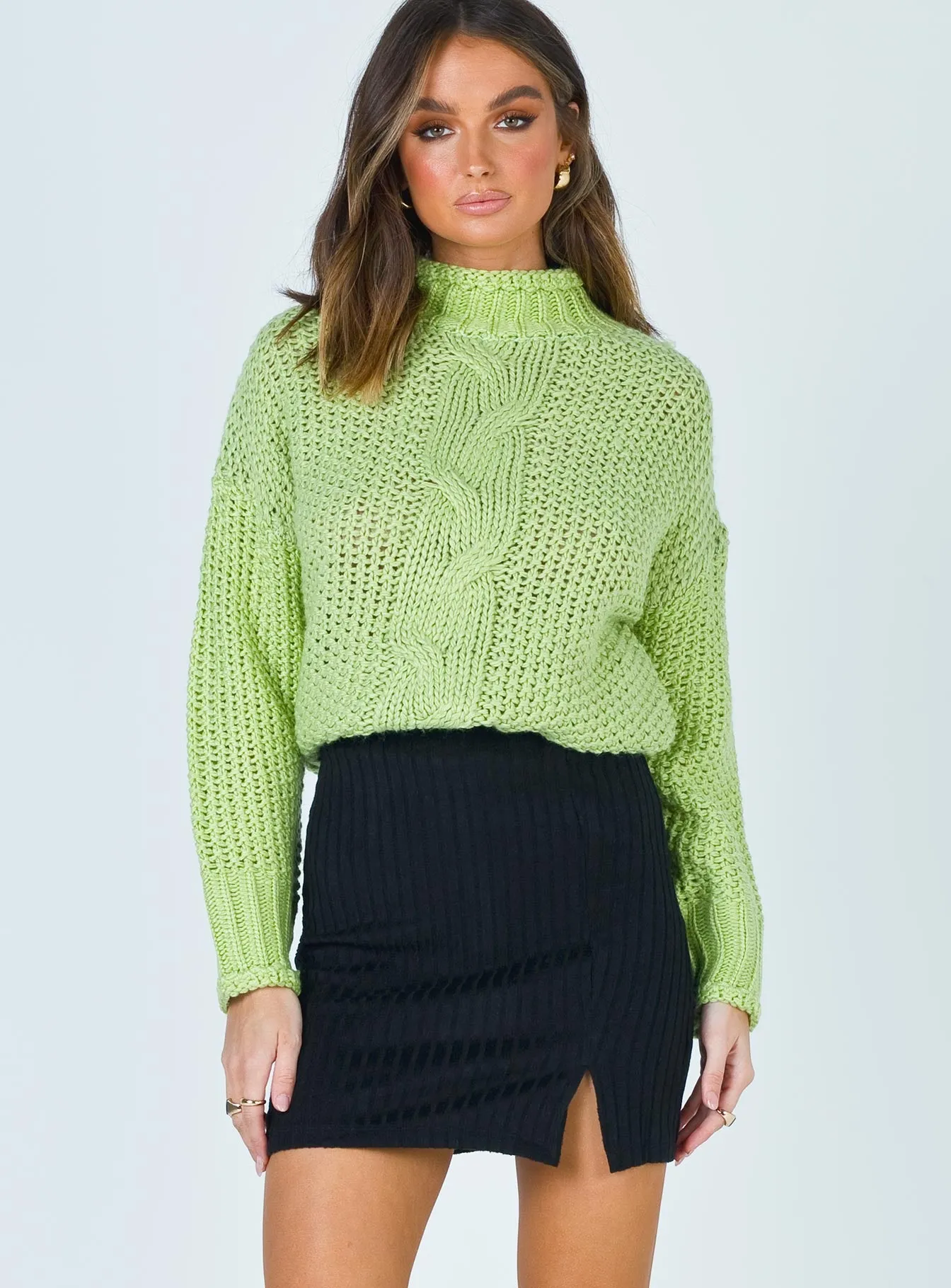 Human Movement Mini Skirt Black Emerging Designer Minimalist Chic