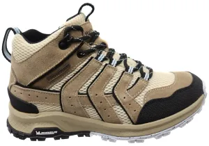 Cozy Interior Field Travel Hush Puppies Kanya Womens Light Taupe Comfort Leather Lace Up Boots