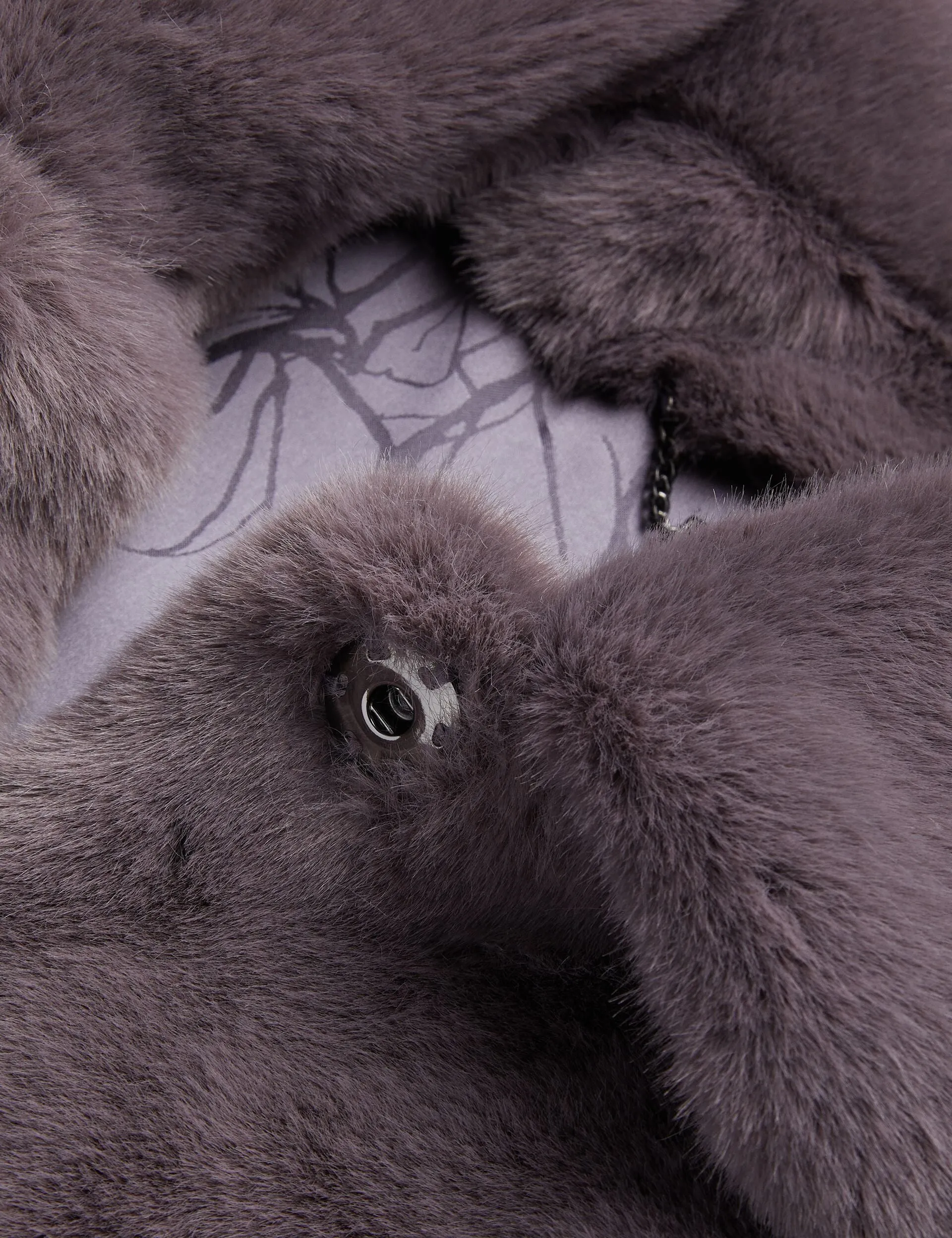 High Collar Windguard Double Layer Protection LILIAM | DK-GREY