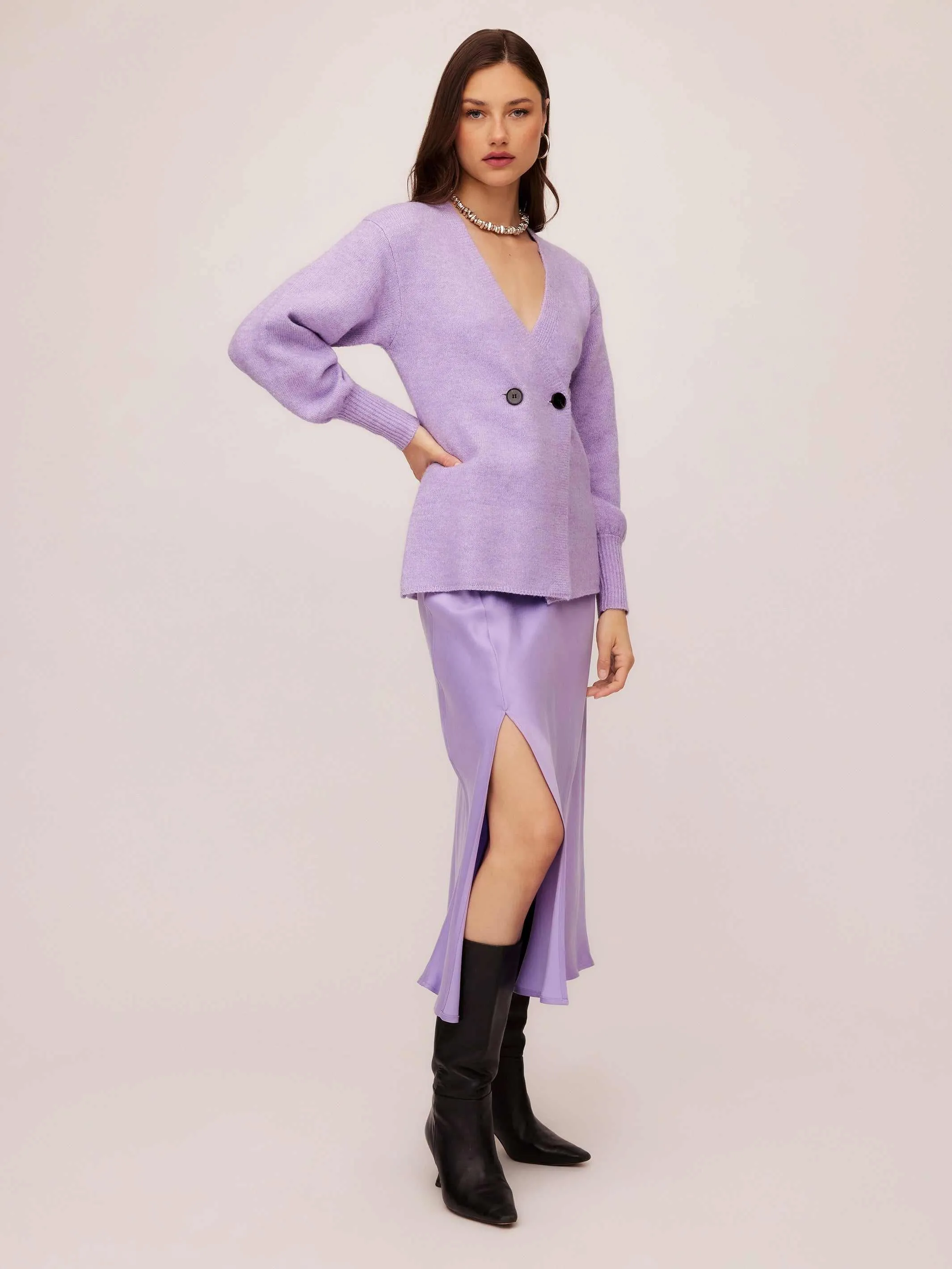 Openwork Lattice Pattern Airflow channels Lucy Cardigan