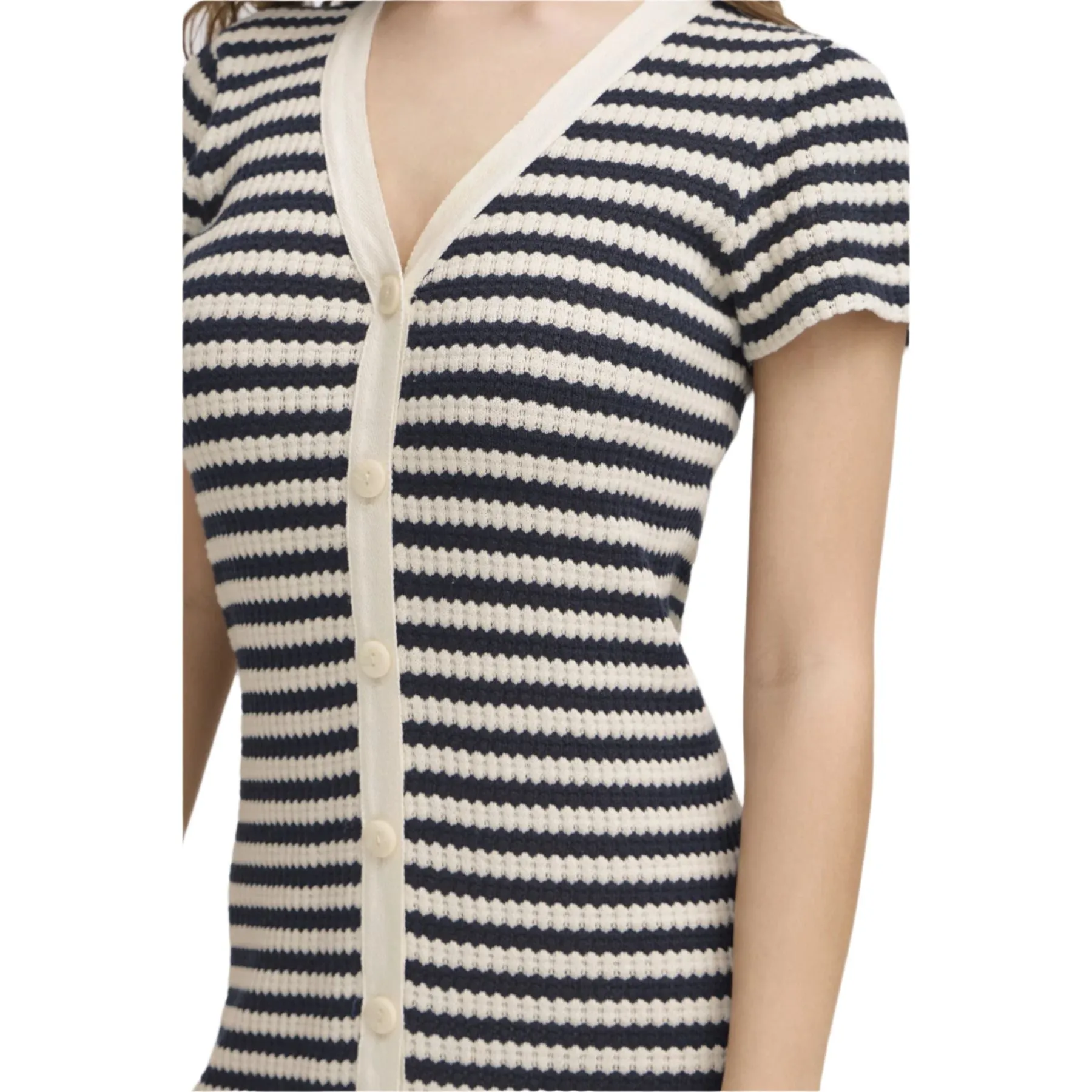 Ichi Womens Dress Lorianna Total Eclipse/Birch Stripe dancing suitable