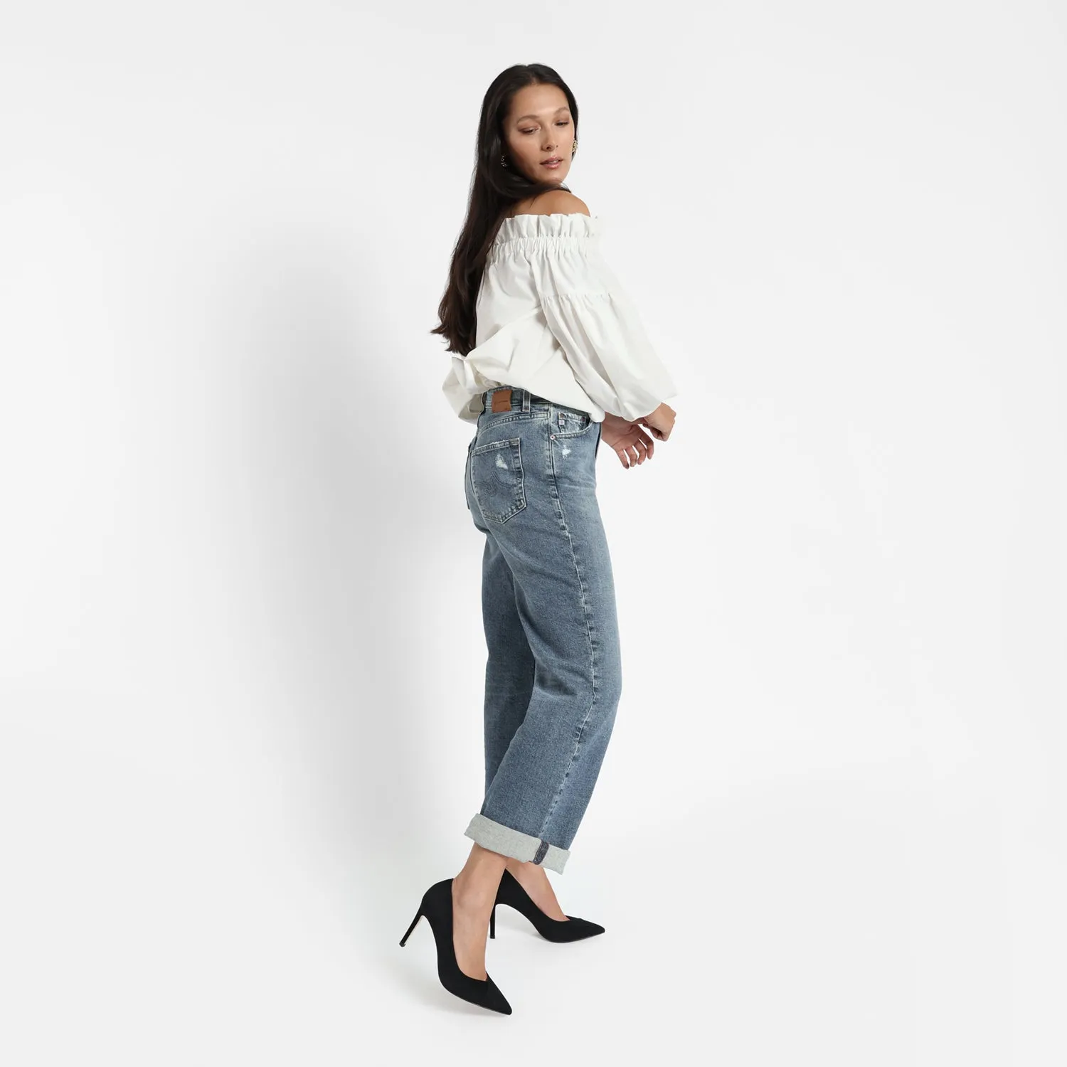 Naples Heel | Black suede Platform Heels