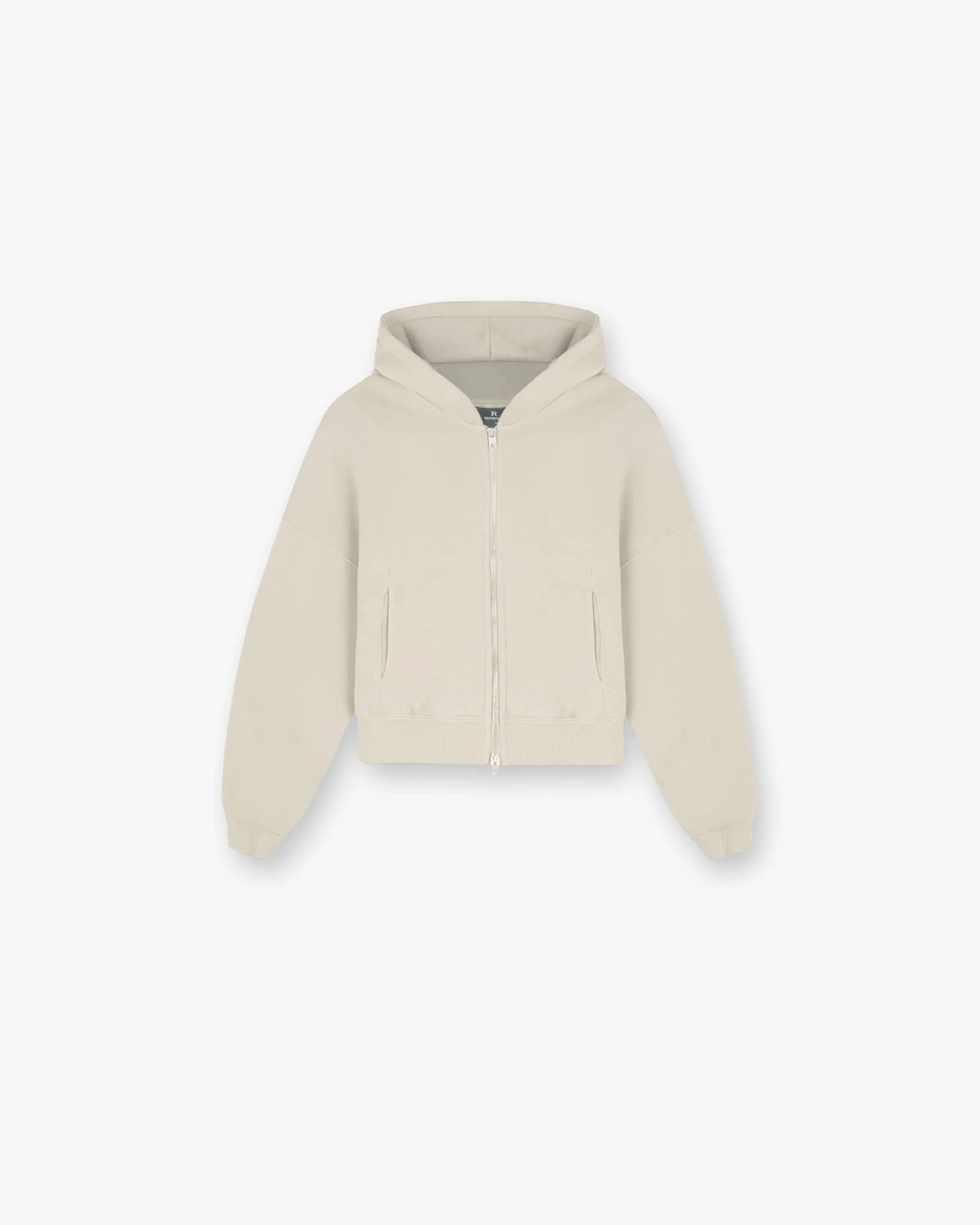 Initial Oversized Crop Hoodie - Storm Layer Up Gym Wear