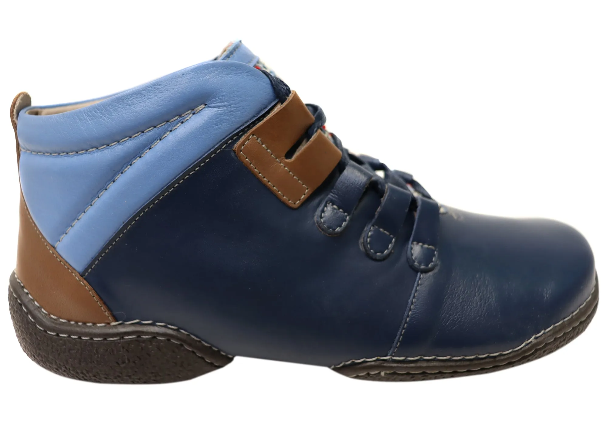 Shock Absorbing Rainy Day Commuter J Gean Amber Womens Comfortable Leather Ankle Boots Made In Brazil