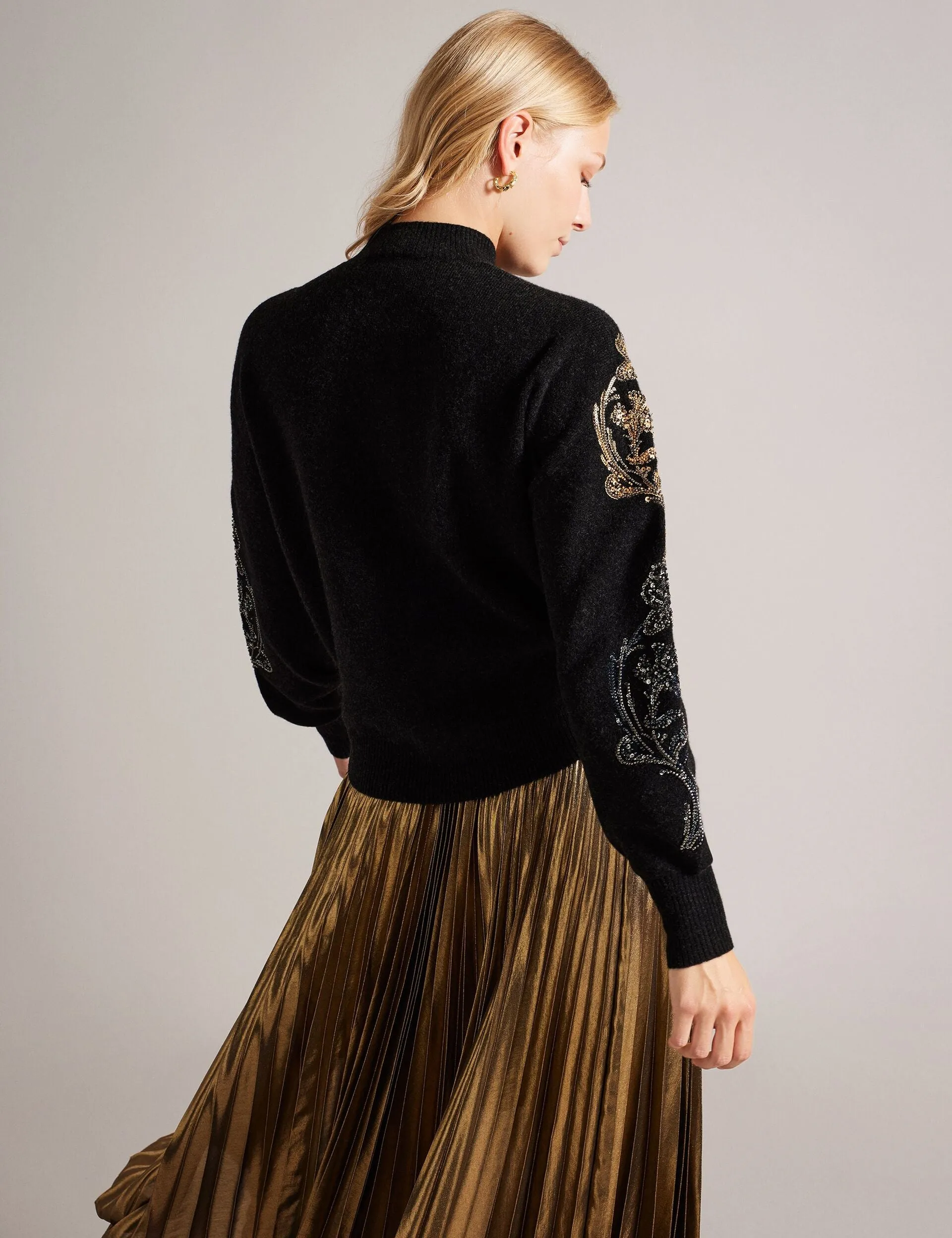 Waffle Knit Texture JENIIYY | GREY