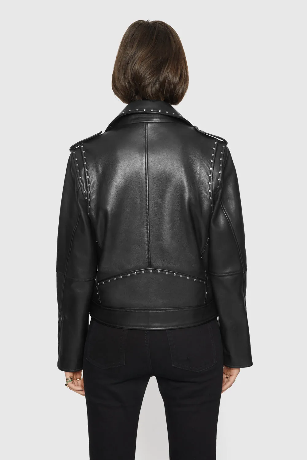 Functional Pockets Style Jett Moto with Studs