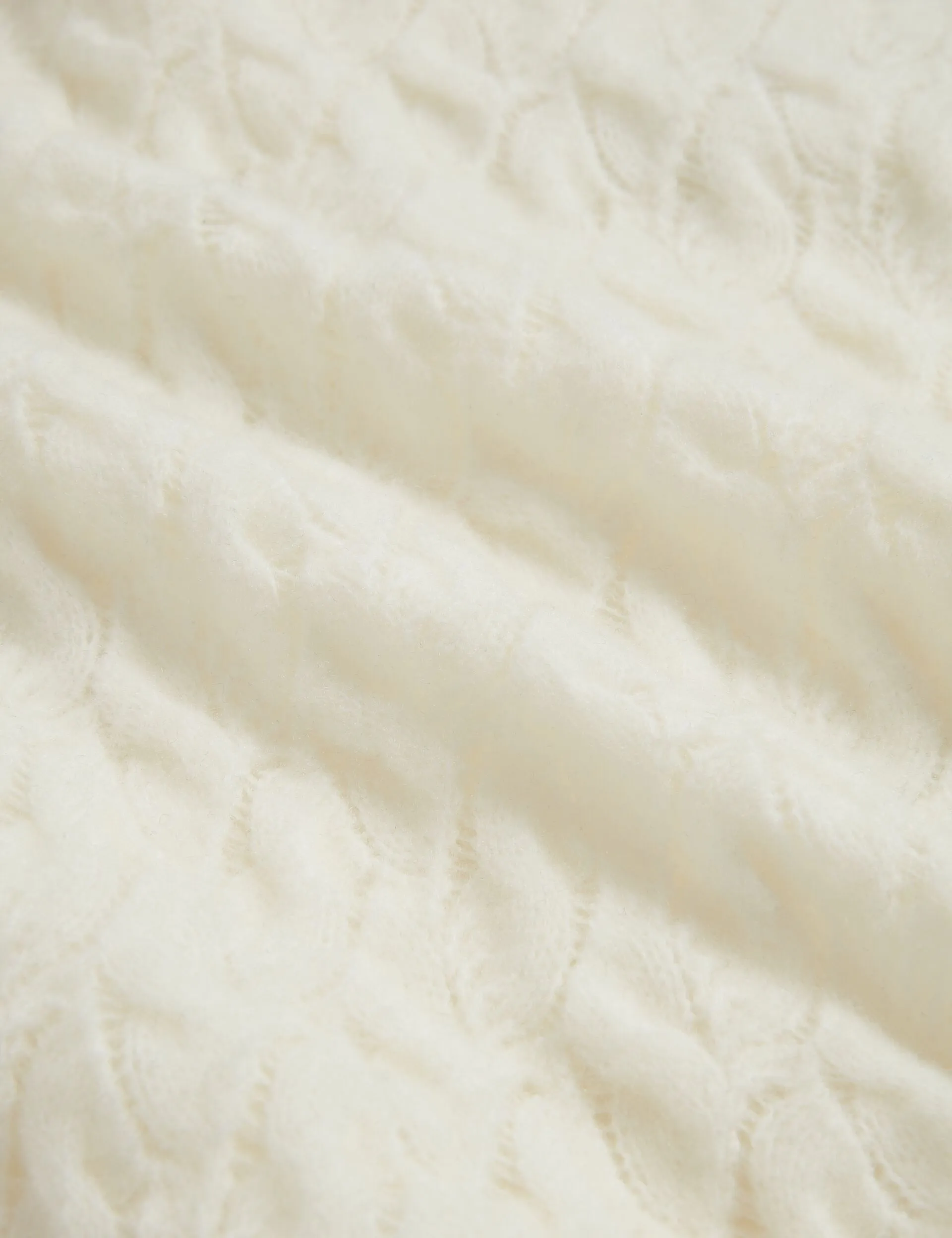 JOCIEYY | IVORY Circular Knit Technique Work Comfort