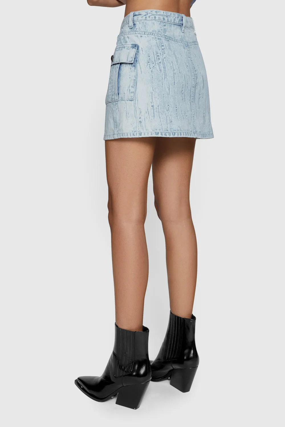 CompactPackability Jodie Denim Mini Skirt