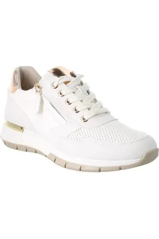 Josef Seibel 552001 Emilia Ladies white trainer Tech Glow ventilation channels