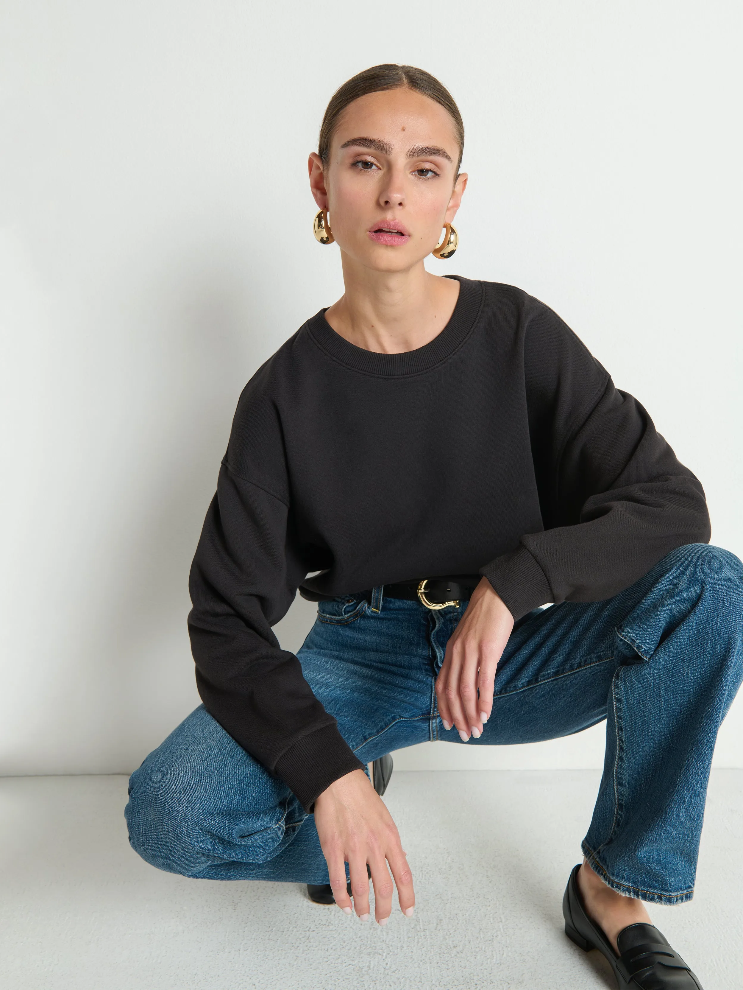 Comfy All Day Stylish Look Jovie Crewneck