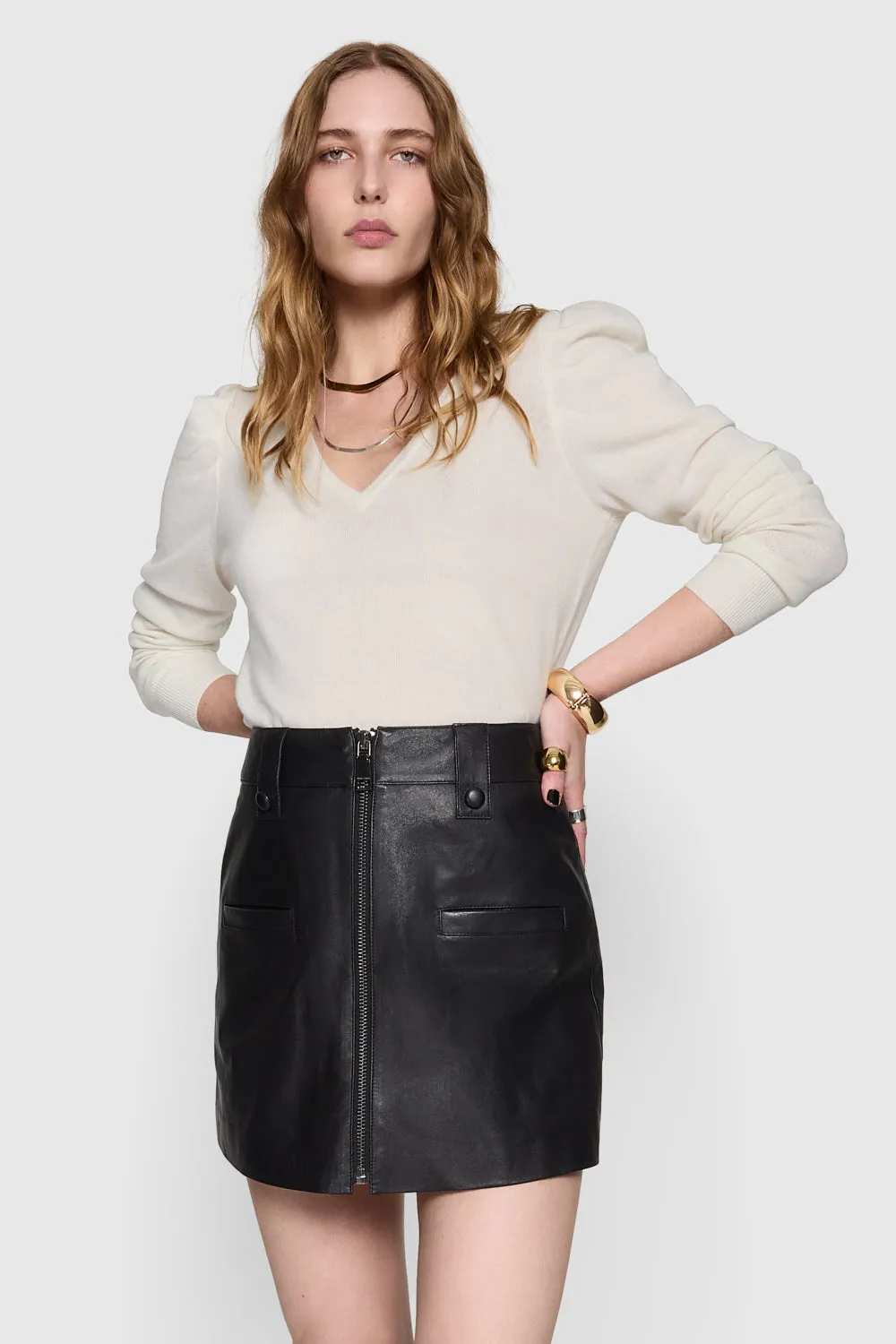 Julia Leather Skort FadeResistant Dye